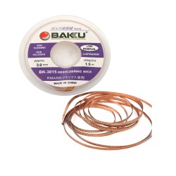 Baku Desoldering Wick Wire BK-3015 3.0mm/1.5m Baku Desoldering Wick Wire BK-3015 3.0mm/1.5m